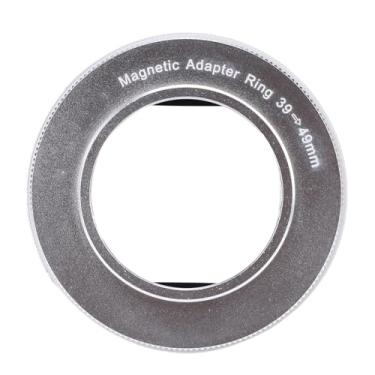 Imagem de Dpofirs Capa de Lente Quadrada de Metal, Sombra de Lente de Câmera Magnética de Liga de Alumínio de Grau de Aviação para Fuji X100VI XE5, Com Acabamento Fosco Interior para Bloquear o (SILVER)