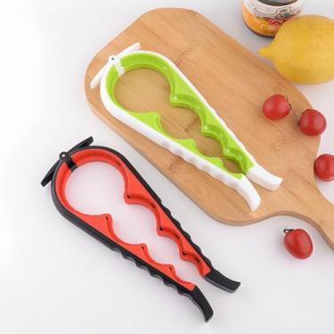 Imagem de Multi-abridor de mãos fracas – frasco de fácil uso, abridor de garrafa e lata para idosos e artrite, verde/branco