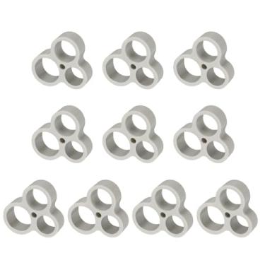 Imagem de PATIKIL 10 peças de rolha de maçaneta de porta, 15/18/21 mm, buchas de maçaneta de porta, protetor de parede, para-choques, plástico PVC reutilizável, silicone para armários domésticos, proteção