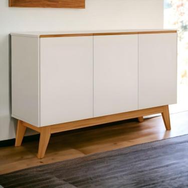 Imagem de Buffet Ares Lux 3 Portas Off White Tebarrot