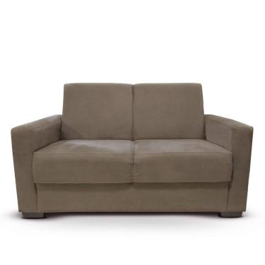 Imagem de Sofá Estofado 2 Lugares Sala Estar Recepção Natália Suede Capuccino