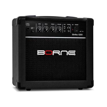 Imagem de Amplificador para Guitarra Borne Strike G30 15W RMS Preto - Bivolt