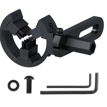 Imagem de Chewtoyo Descanso de flecha para arcos retos, recurvos e compostos, descanso de flecha composto de tiro com arco de caça, tiro ao alvo, escova de bigode de captura de flecha, mão direita e esquerda