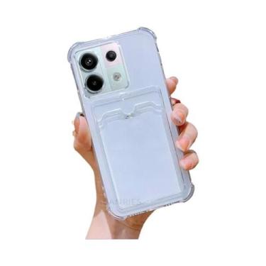 Imagem de Capa Transparente Com Suporte Para Cartão Xiaomi Redmi Note 13 pro 12 