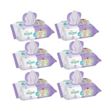 Imagem de Kit C6 Lenço Cuidado Camomila Erva Doce C100 Meu Bebê Soft - HYGIELINE