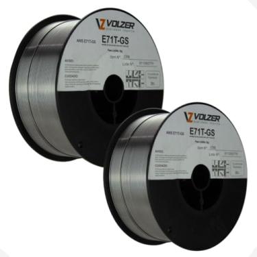 Imagem de Volzer, Arame de Solda MIG Tubular Sem Gás AWS E71T-GS 0.8 mm Volzer Com 1 Kg