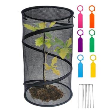 Imagem de Campânulas Para Plantas,Acessórios Redondos para Vasos Respiráveis, Reutilizáveis e Dobráveis | Tela Para Plantas De Jardim - Para Vasos Canteiros Pátio Passarelas Caminhos Quintal