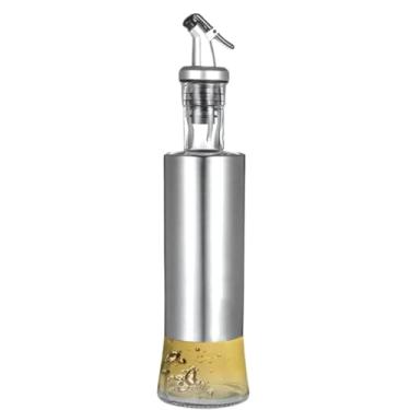 Imagem de Galheteiro Azeite Vinagre 300 Ml Vidro Aço Inox Dosador