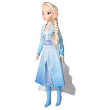 Imagem de Boneca Infantil Elsa Mini My Size 55cm Frozen Disney Nova Brink - Rosi