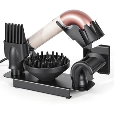 Imagem de Suporte de armazenamento compatível com Dyson Airwrap, suporte organizador de bancada para HD17