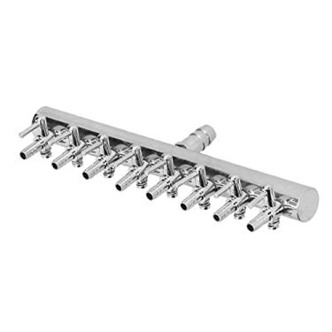 Imagem de Naroote Válvula Divisora ​​de Tanque de Peixes Ajustável Feita de Material de Aço Inoxidável Seguro, Fácil de Operar, Estritamente Selada para Fornecimento de Ar Contínuo, Adequada para Entusiastas