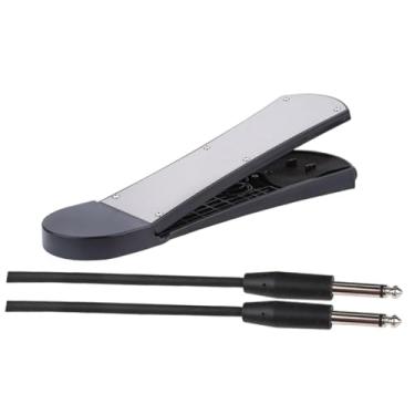 Imagem de oshhni Pedal de bateria, acessório para prática, com cabo de conexão, pedal para treinamento de percussão, preto, 1 Pedaço