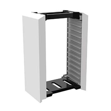 Imagem de GOWENIC Torre de Disco CD Caso Prateleira Rack Empilhável Camada única para Discos de Jogo Tipo de item: Suporte de Armazenamento de Caixa de Cartão de Jogo