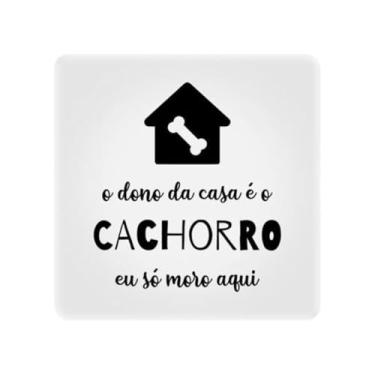 Imagem de Luminária Box Slim LED USB – O dono da casa é o cachorro