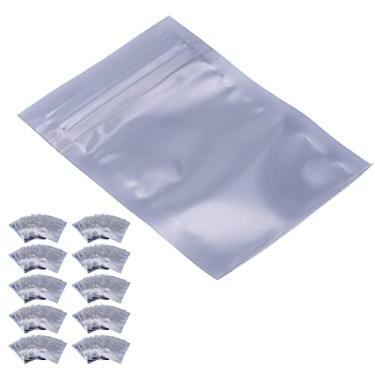 Imagem de Cosiki Conjunto de Sacos de Armazenamento Antiestáticos 6x9cm 100 Unidades, Saco Zip-lock Evita Acúmulo de Estática, à Prova de Umidade para Componentes Eletrônicos, Adequado para Vários Produtos
