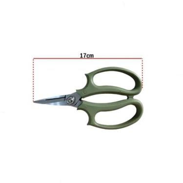 Imagem de Tesoura de Poda Profissional Aço inox Japonês Ideal para Bonsai, Rosas