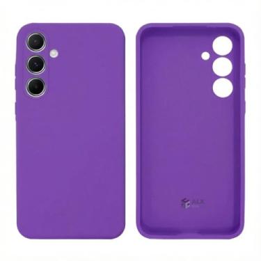 Imagem de Capa Capinha Compatível Galaxy A15 Silicone Aveludado Premium Antichoque (ROXO)