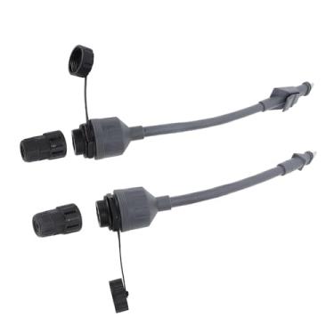 Imagem de Cryfokt Adaptador Retangular de Satélite SPX para RJ45 Ethernet à Prova de água IP68 1200mbps Conexão Estável para Alto Desempenho Plano, Material de Cobre 22AWG, para Uso Interno e Externo