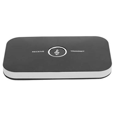 Imagem de Cryfokt Adaptador de áudio Estéreo 2 Em 1 Sem Fio 5.0 Receptor Transmissor Conexão AUX IN/OUT Dia Inteiro Prazer Musical Redução de Ruído Excelente Qualidade de Som