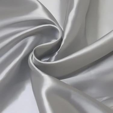 Imagem de Toalha de mesa de cetim 4, 6 e 8 lugares Festa Aniversário Casamento Igreja(PRATA,1.45 X 1.45)