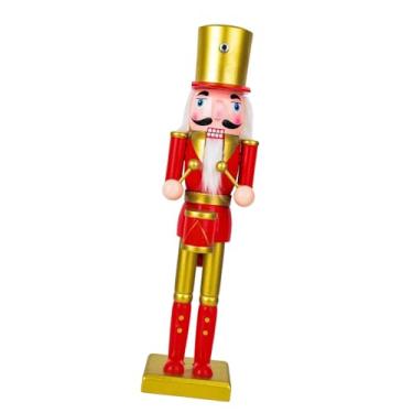 Imagem de Sclmgo Estatueta Quebra-Nozes de Natal, Decoração Natalina, Artesanato, Boneco Quebra-Nozes de 38 Cm para Escritório, Sala Ou Prateleira, Estilo C, Tamanho real