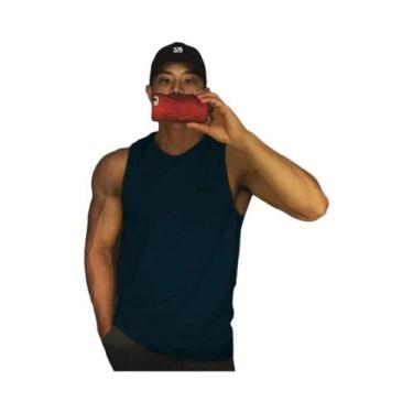 Imagem de Camiseta Regata Masculina De Verão Respirável Sem Mangas Para Academia