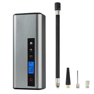 Imagem de Bomba de pneu elétrica portátil com compressor de ar de 4000 mAh 150 PSI mini bomba de ar com luz LED digital, bomba de pneu elétrica portátil para carros, bicicletas, pneus, motocicletas, bolas