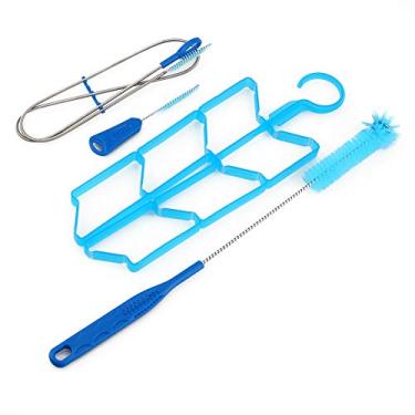 Imagem de Luqeeg Ferramenta de Limpeza de Bexiga de água de Hidratação Escova Longa Flexível 4 Em 1 Kit para Ciclismo, Corrida, Escalada