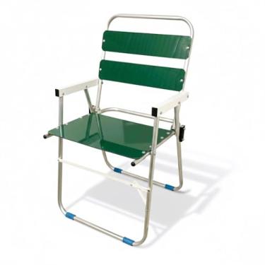 Imagem de Cadeira Dobrável Flamingo M1 Alumínio 100% Ergonômica Alta Leve Brilho - F052