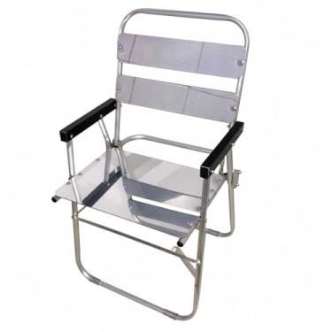 Imagem de Cadeira Dobrável Flamingo M1 Alumínio 100% Ergonômica Alta Leve Brilho - F086