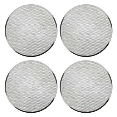 Imagem de Baglaum 4X Bandeja profissional redonda para forno de pizza para assar churrasco, rede antiaderente de malha (30,5 cm)