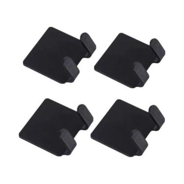 Imagem de Suporte Adesivo De Plástico Preto Para Lâmina De Barbear Montado Na Pa