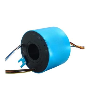 Imagem de EJWFASCV Estoque de anéis deslizantes 6 fios/12 fios para anel deslizante através do furo central ID 12,7 mm, 20 mm, 25,4 mm, 38,1 mm, 50 mm, 60 mm corrente cada 10A usado na indústria (38,1 x 99 mm 6