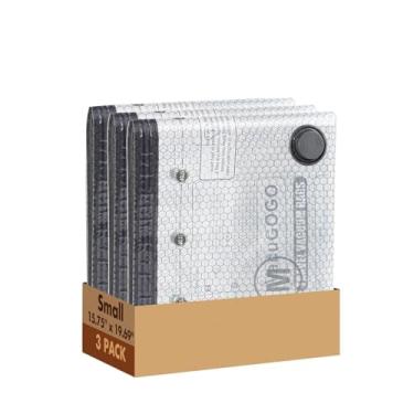 Imagem de VacuGOGO Sacos de armazenamento a vácuo de viagem com bomba, bolsas de compressão de bagagem de mão + bomba elétrica portátil, 80% de economia de espaço para roupas, sacos de vedação a vácuo para