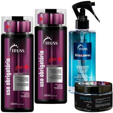 Imagem de Truss Uso Obrigatório Plus Sham  + Cond + Frizz Zero + Mask