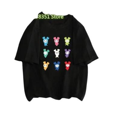 Imagem de Camiseta Feminina Estilo Coreano Harajuku Estética Kpop Twice Lovelys 