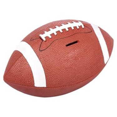 Imagem de Cofrinho esportivo para meninos, basquete, futebol/futebol, beisebol, amplo compartimento para moedas na parte superior, grande cofrinho temático esportivo à prova de estilhaçamento para meninos e