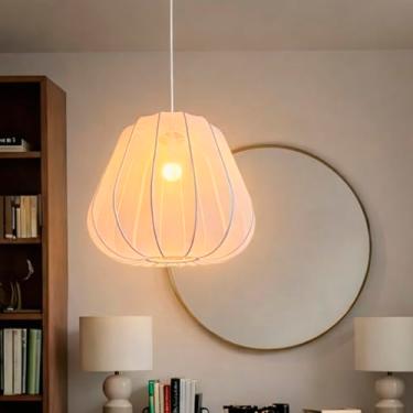 Imagem de Luminária Pendente Balloon Tecido Transparente 42 X 46 Tec11