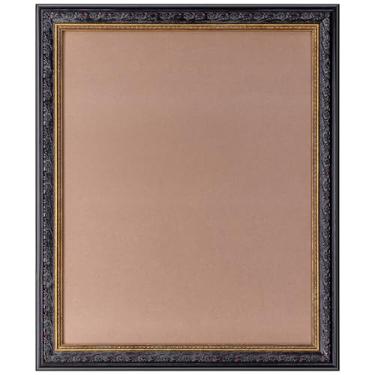 Imagem de ArtXO Porta-retrato de 40,6 x 50,8 cm para suporte de parede ou mesa - Moldura ornamentada de estilo vintage para decoração de casa com acrílico, exibe pôsteres de 50 x 40 cm, tela, arte (preto e