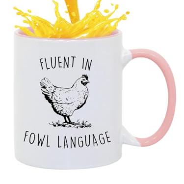 Imagem de Canecas de café decorativas, caneca de cerâmica - Caneca original do leite da galinha de 11 onças,Caneca cerâmica segura para máquina de lavar louça para café e chá, xícara de café novidade resistente