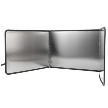 Imagem de Generic Graxa Dobrável para Proteção de Fogão, Aço Inox Resistente a Altas Temperaturas Fácil de Limpar Fogão Salpão Antiaderente para Cozinhar (30x40x40cm)