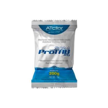 Imagem de Pastilhas de cloro tablete de 200g atcllor para piscina