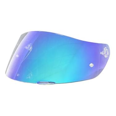 Imagem de BSTOP Protetor Facial K1 Com Proteção Uv Para Agv K1, K1S, K3Sv, K5, K5S, Viseira De Capacete E Para-Brisa (Revo Clear Blue - Dia Noite)