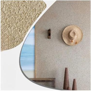 Imagem de Revestimento de pedra natural, 5kg, adequado para paredes, pisos, escadas, terraços, estuque, paredes exteriores e reboco(CARVALHO)