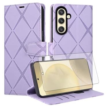 Imagem de Asuwish Capa de telefone para Samsung Galaxy S24 Plus/S25 Plus S24+ S25+ 5G Capa carteira com protetor de tela flip suporte para cartão de crédito celular S24Plus 24S + S 24 24+ S25Plus 25S 25+