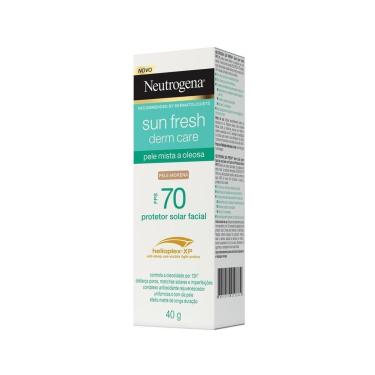 Imagem de Protetor Solar Neutrogena Sun Fresh Pele Oleosa Morena FPS 70 40g-Unissex