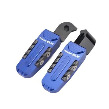 Imagem de Anti-derrapante Apoio para pés traseiros, para tmax 530 tmax530 sx dx 2017 2018 2019 2020 cnc(Blue SX)