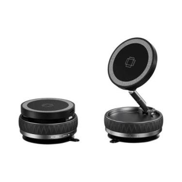 Imagem de Carregador Sem Fio Para Carro 15W Com Montagem Magnética Rotativa 360 