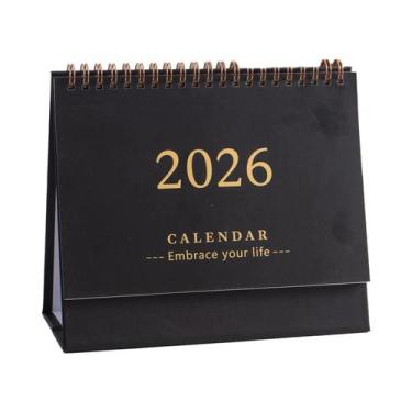 Imagem de Calendário De Mesa Mini 2025-2026, Planner Portátil Com Espiral Grossa