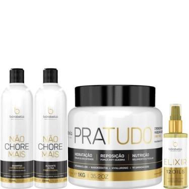 Imagem de Borabella Kit Não Chore 2x350ml + Pratudo 1kg + Elixir 60ml
